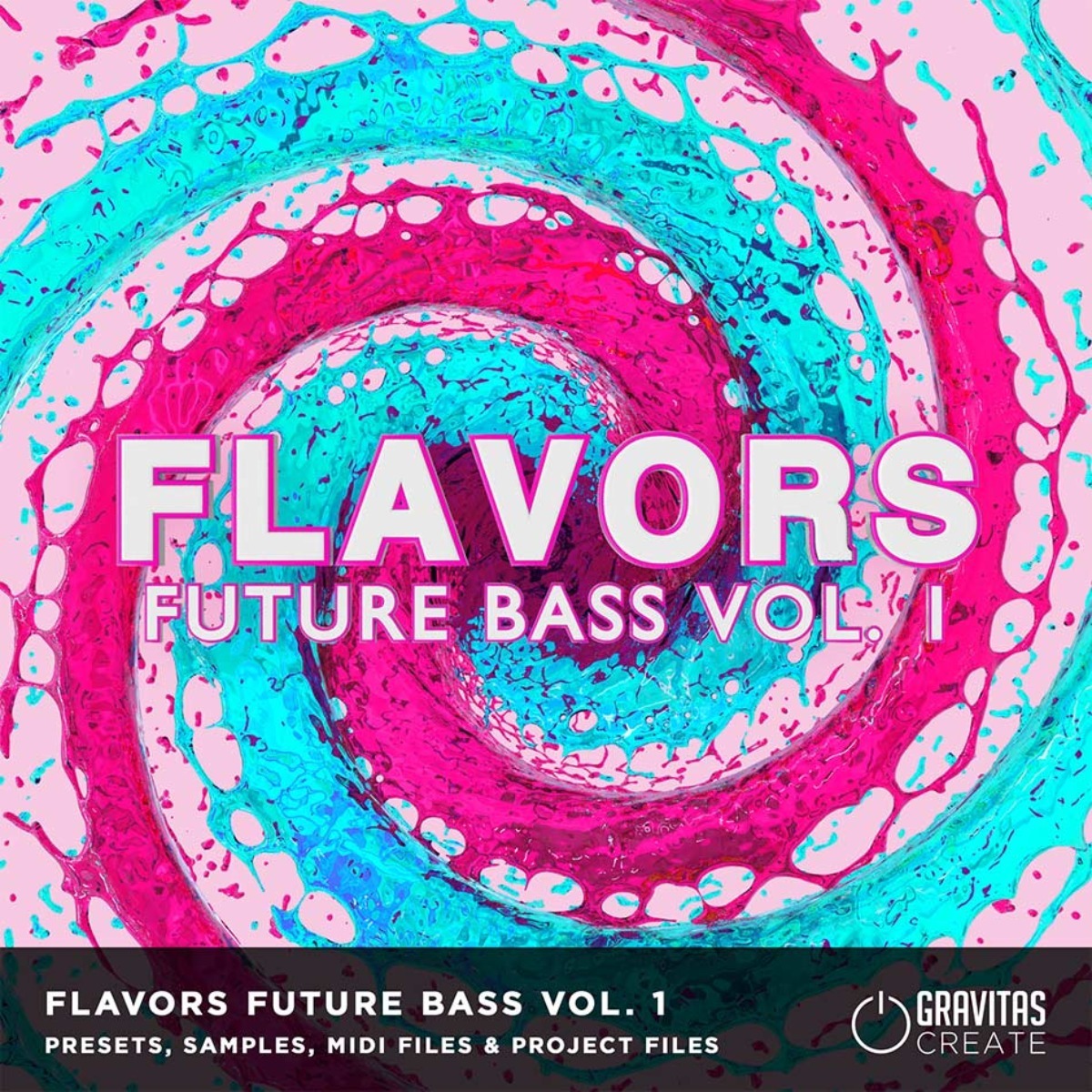 Gravitas Create - Flavors: Future Bass Vol 1 Sample Packs Software GUI Artwork